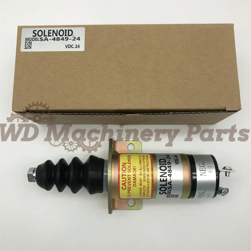 Diesel Stop Solenoid 1500-2107 1502-12C6U1B2S1A 1502-24C6U1B2S1A fit for Woodward