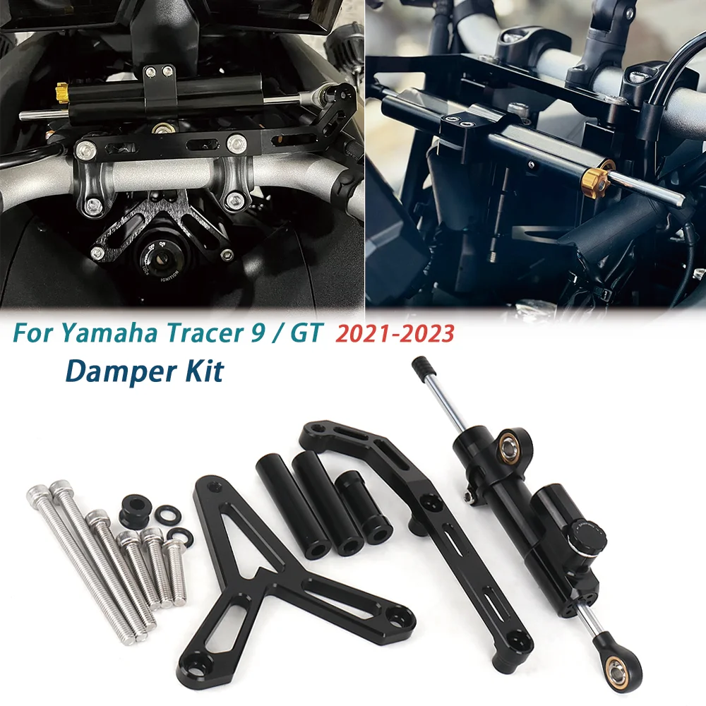 For Yamaha Tracer 9 Tracer9 GT 2021 2022 2023 Motorcycle  Steering Damper Stabilizer Bracket Kit