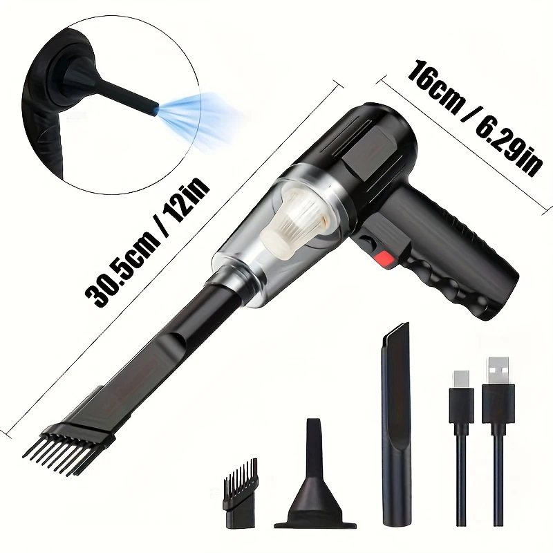 985000Pa Wireless Car Vacuum Cleaner 4-in-1 Multifunction 120W Cordless Handheld Auto Portabale High-power Vacuum Clean For Home