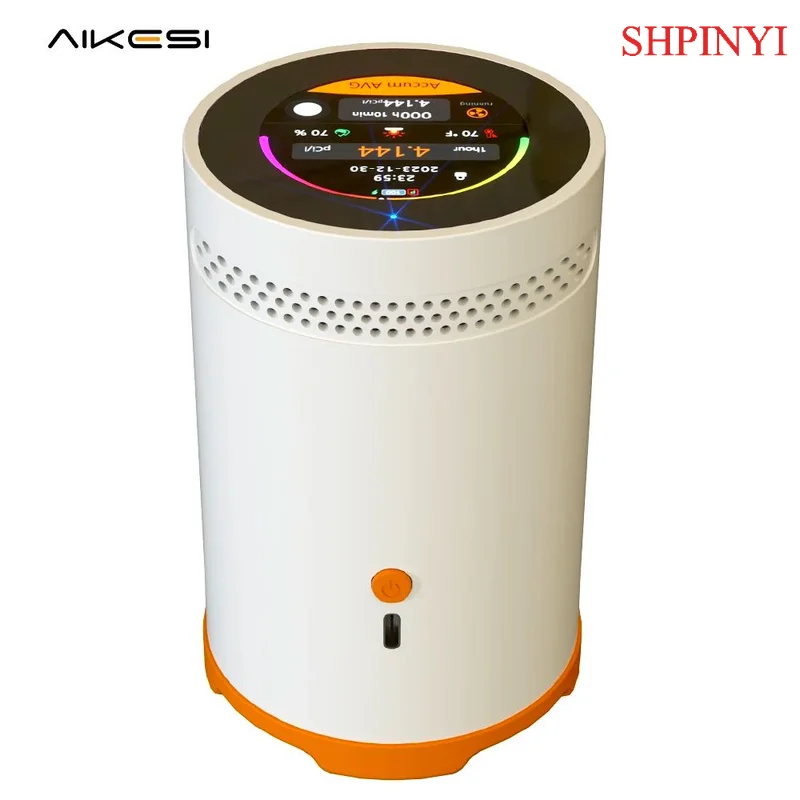 

AIKESI RM-75 Радиофонный детектор с сенсорным экраном Датчик сигнализации импульсных ионов Домашний монитор качества воздуха Детекторы газа Smart