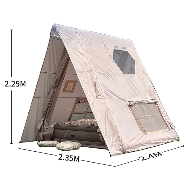 

Надувная палатка для кемпинга: Самая продаваемая автоматическая большая уличная палатка-тент для глэмпинга и семейного отдыха на природе