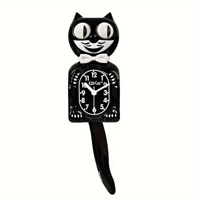 

Настенные часы C-at Crea-tive C-at Swing Tail Кварцевые подвесные часы Симпатичное украшение для гостиной Ho-me Индивидуальные часы Gi-ft N-ew