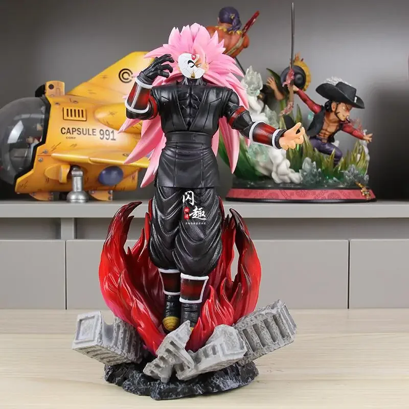 31cm Dragon Ball Z Anime Figure Zamasu Black Goku Ssj3 Figurine Gk Pvc Action Figure Statue Collection Model Christmas Toy Gifts