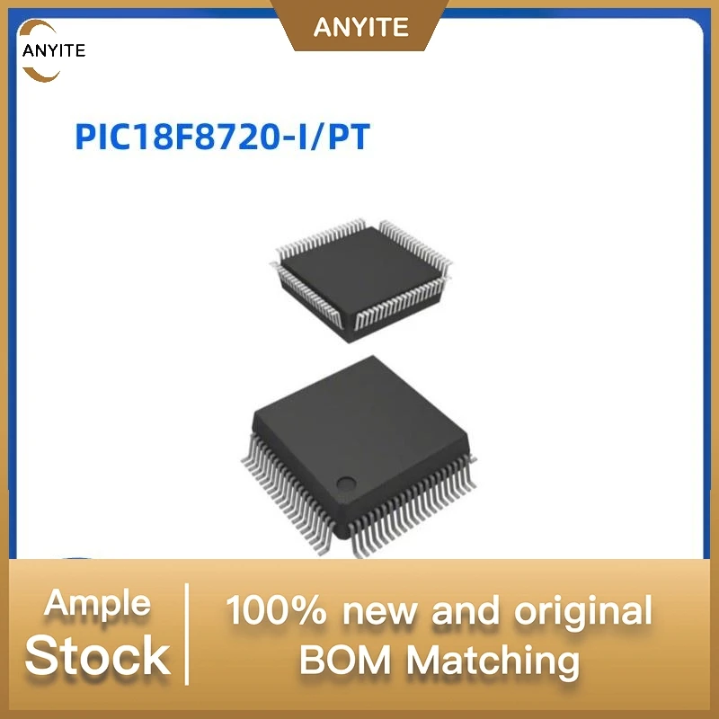 

10 шт./лот PIC18F8720-I/PT PIC18F8720 TQFP-80