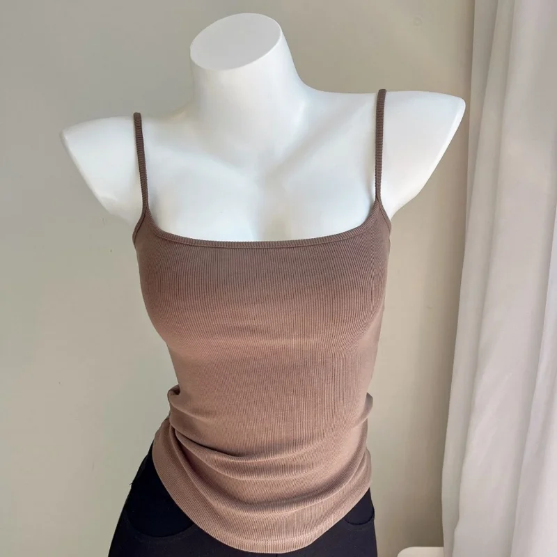 Backless Camis Dames Vintage Zomer Hotsweet Franse stijl Casual Eenvoudig All-match Dames Dagelijks Esthetisch Vakantie Ulzzang Nieuw