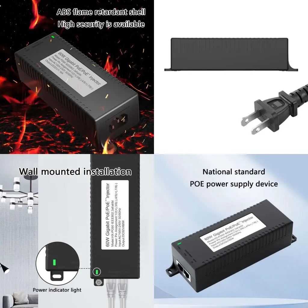 

K3NB Plugs and Play POE Injector for Surveillances Camera Systems Access Point