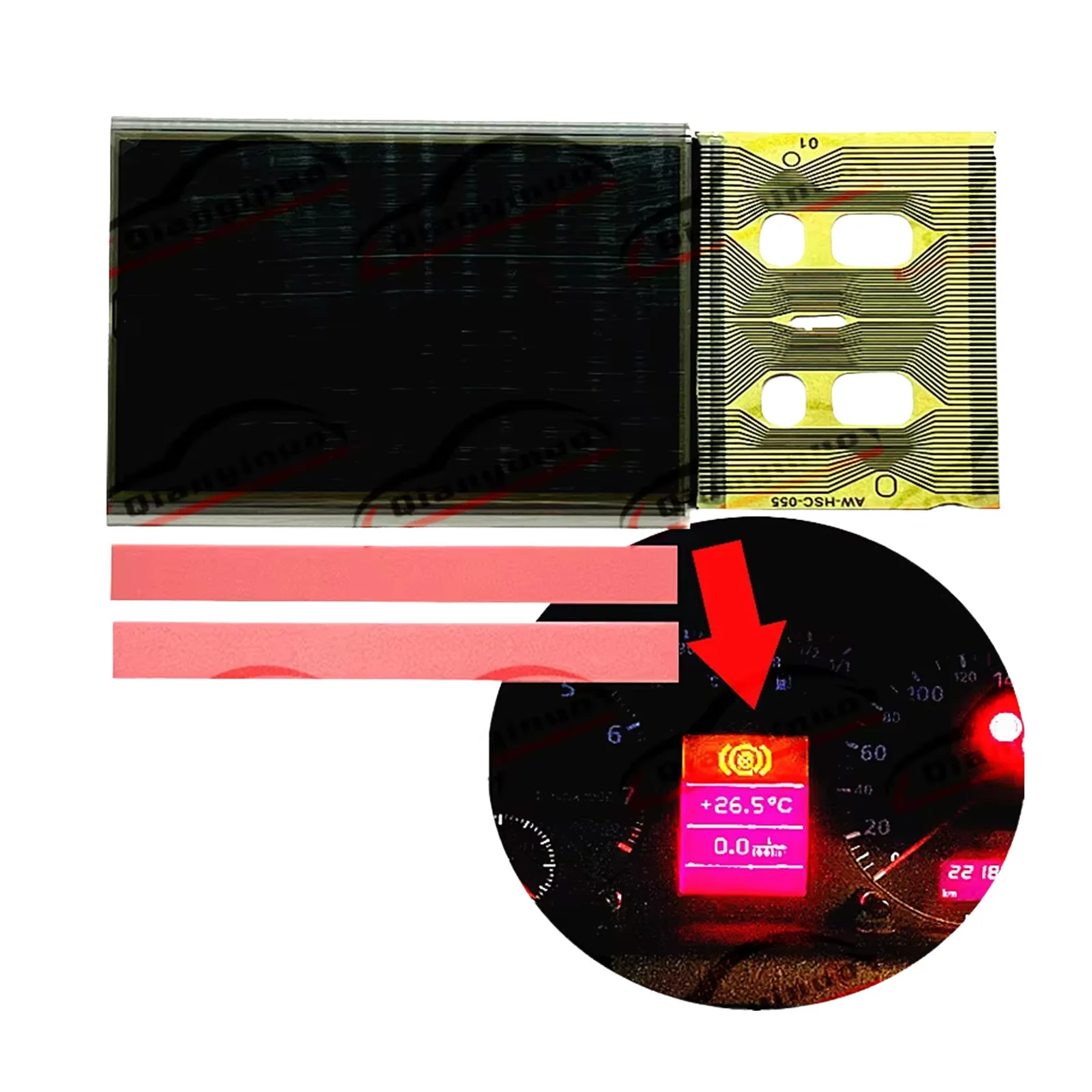 Armaturenbrett LCD Display Bildschirm Für Audi A3 1998-2000 A6 1995-2000 A4 B5 1996-2000 VDO Instrument Cluster Pixel Reparatur Bildschirm – Detail 3