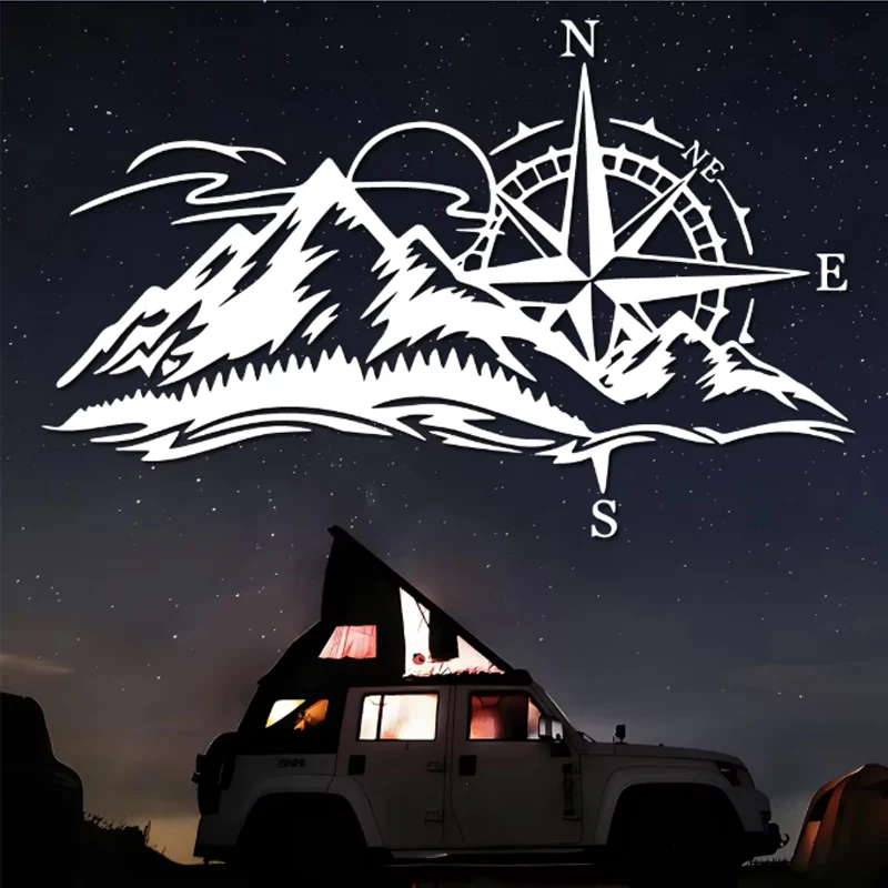 evening breeze compass peak creative&funny stickers for cartoon fans&lover,high quality for car trucks motorcycles &laptops