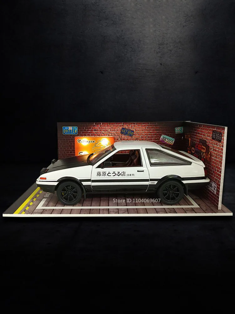 1:32 Maßstab 1:24, PVC-Material, leichte Legierung, Druckguss-Modell, Spielzeugauto, Parkplatz, Höhe, Simulation, unterirdisches Gebäude, Modelle, Geschenke – Detail 8