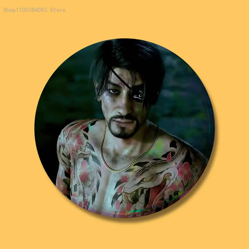 Goro Majima Game Y-Yakuza Badges 25 32 44 58 75 mm Round Cosplay Pin Bag Decor Fans Collect Friends Gifts Brooch Souvenir #4