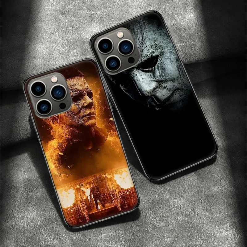 Halloween The Curse Of Michael Myers Horror Movie Phone Case For Apple Iphone 16 15 Plus Soft 13 12 Mini Cover 11 14 Pro Max Cap