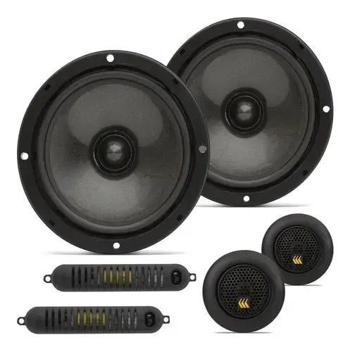 2 Kit Two Way 6 Pol Bravox 190W Rms Cs60bk Divider Tweeter