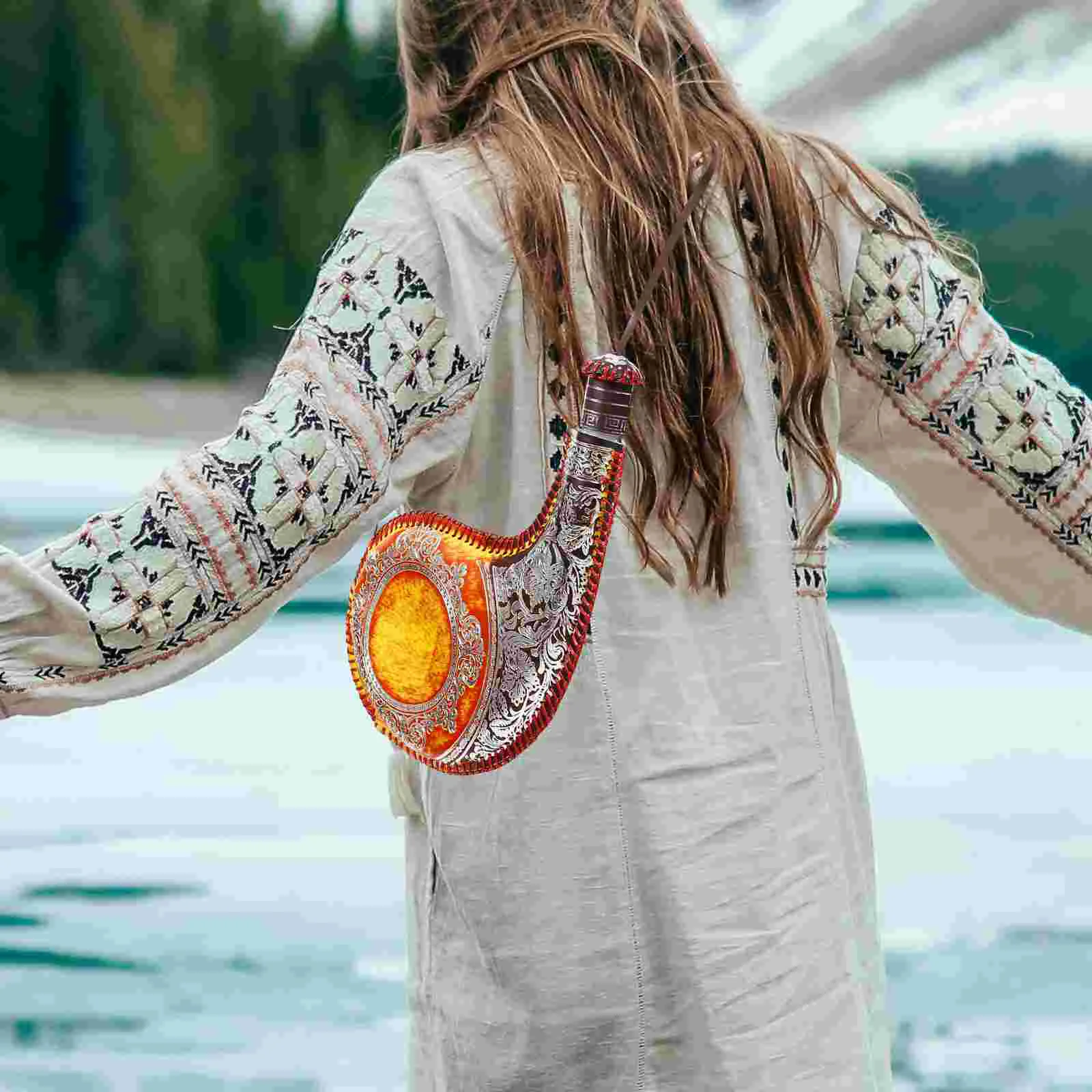 Poudres de cantine de gril, sac d'eau de prairie, d'extraction, accessoire de phtalperformance traditionnel, hanche