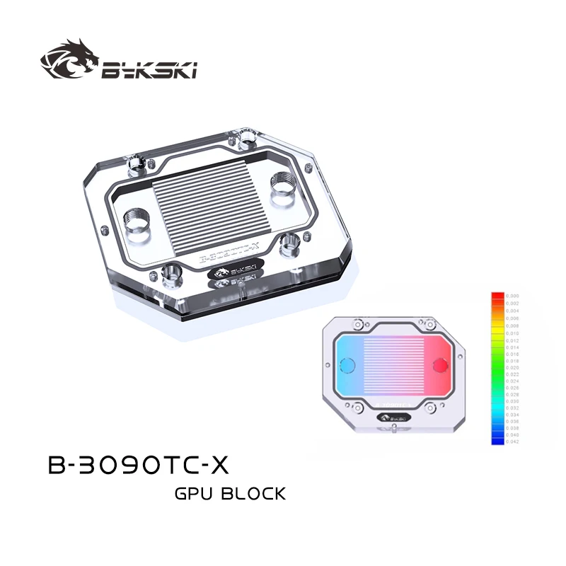 Bykski Backplate Water Block for RTX 3090 Series GPU /Video Card / Universal VRAM Heat Sink Cooling /Copper Radiator B-3090TC-X