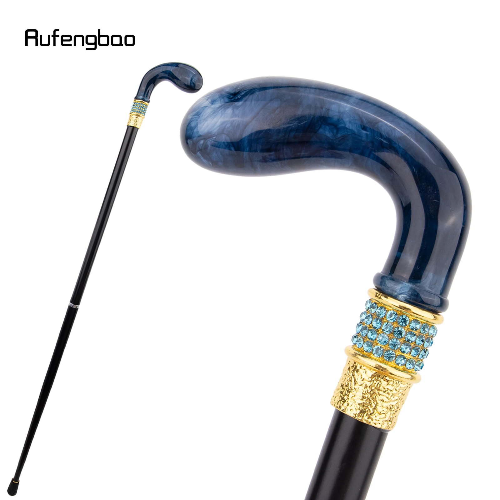 

Синяя проволока, смоляные волшебные палочки, синяя Золотая трость, трость принцессы, палочка для косплея, палочка для свадьбы, дня рождения, 92 см