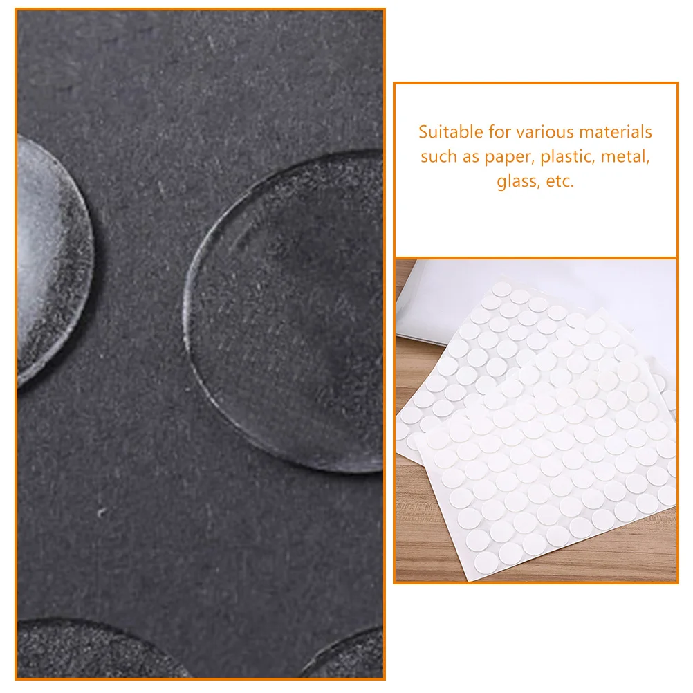 7 Sheets Double Sided Tape Adhesive Dots Photo Wall Stickers Balloon Clear Acrylic Glue Removable