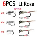 6PCS Lt Rose WY296