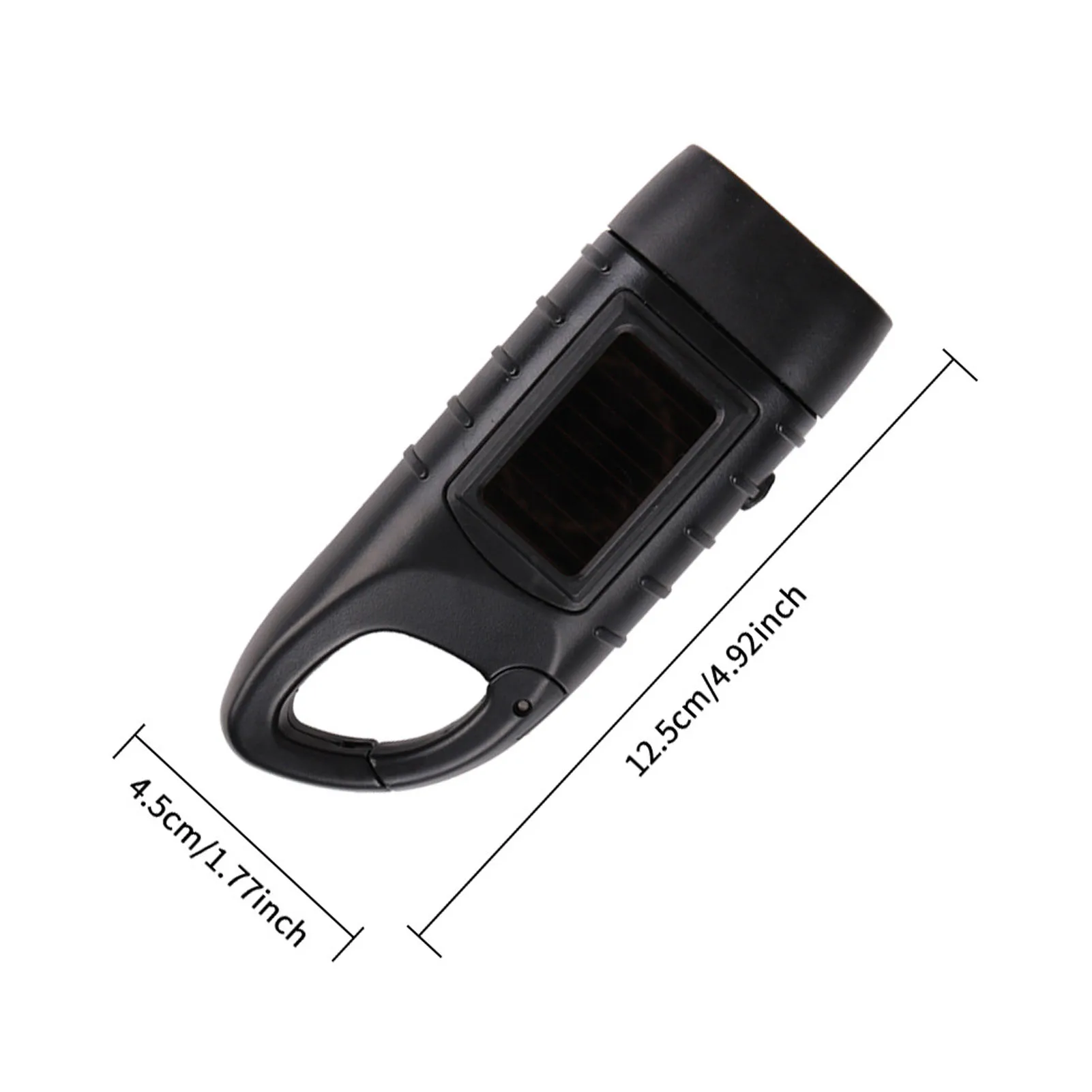 Hand Crank Solar Powered Flashlight Professional Rechargeable Survival Flashlight for Outdoor Sports Camping Hiking