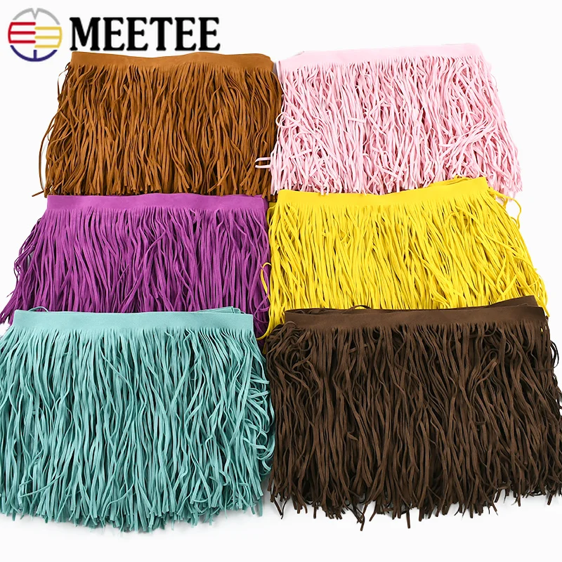 1M 10-30cm Kunstleder-Quastenborte Weiches Wildlederband für Kleider, Handtaschen, Vorhänge, Kostüme, Tanzkleidung, Näharbeiten, Dekoration, Handwerk
