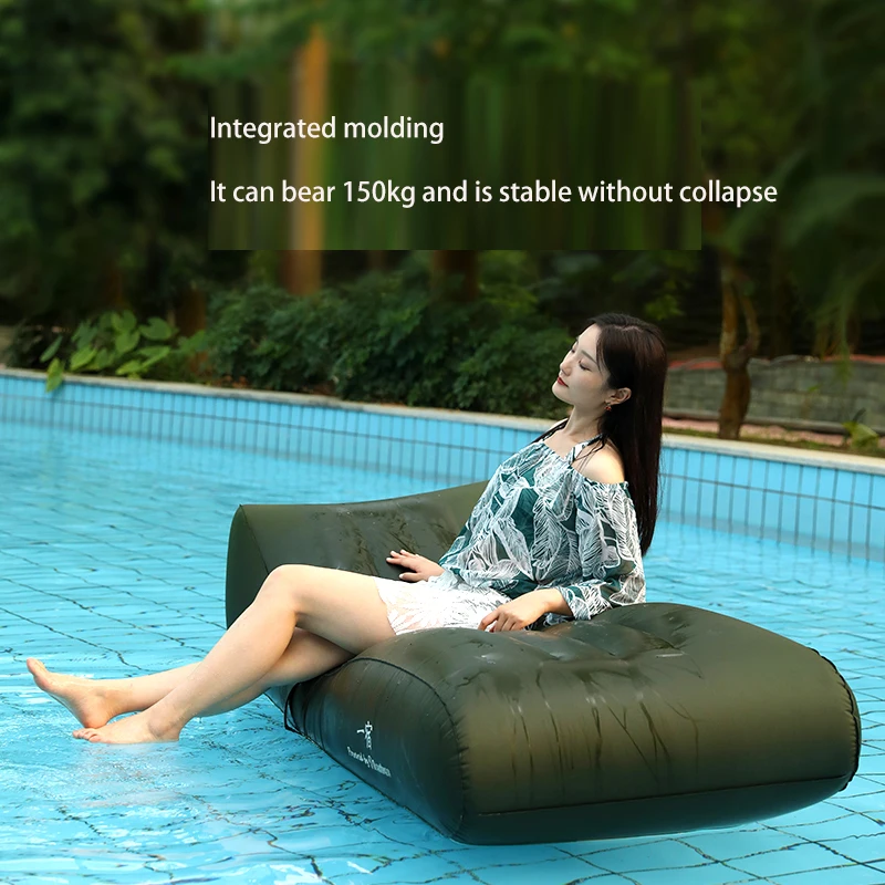 

PS2 One Button Automatic Inflatable Bed Second Generation Office Lunch Break Outdoor Camping Lazy Portable Air Cushion Bed