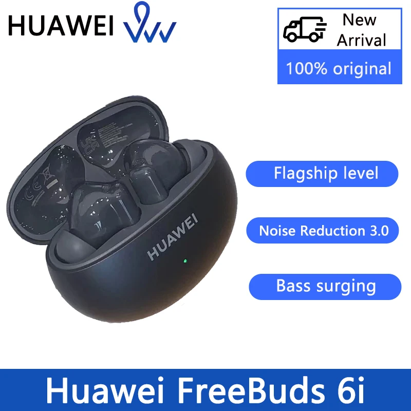 Huawei Freebuds 6i Wireless Bluetooth Earphones 27dB Noise Reduction Audio Sharing Dynamic Noise Reduction 3.0 Bluetooth5.3 IP54