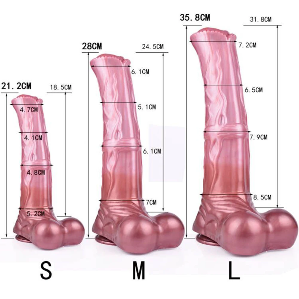 

FAAK Huge Horse Ejaculation Dildo With Suction Cup Silicone Squirt Penis Female Masturbator Sex Toys For Men Women Anal Massage