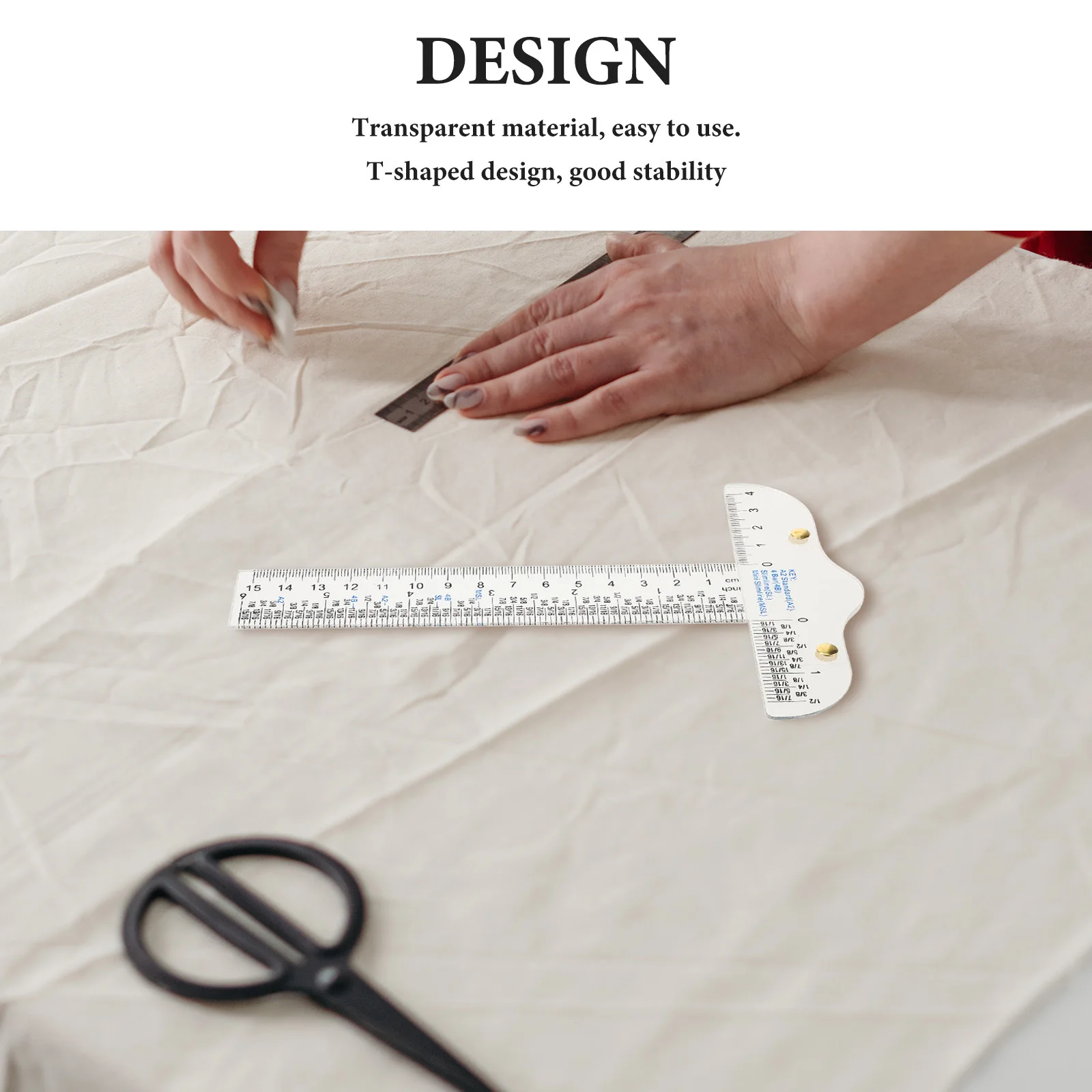 مسطرة على شكل حرف T مقاس 30 سم أداة قياس وسم واضحة لصياغة هندسة الرسم والهندسة المعمارية