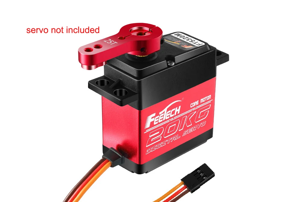 Metalen arm 23T 24T 25T Hoge kwaliteit aluminium Futaba servohoorn