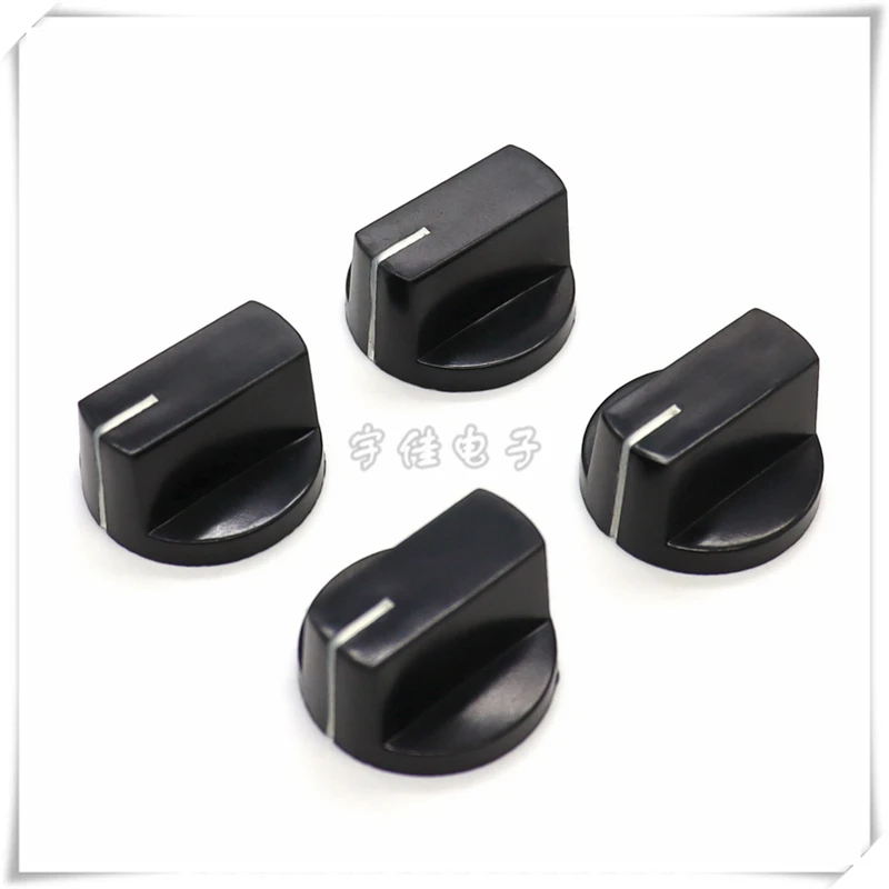 5 uds perilla de pico de pato de plástico recto 27*15MM tapa de perilla de potenciómetro 6MM perilla de flor tapa de interruptor RS17