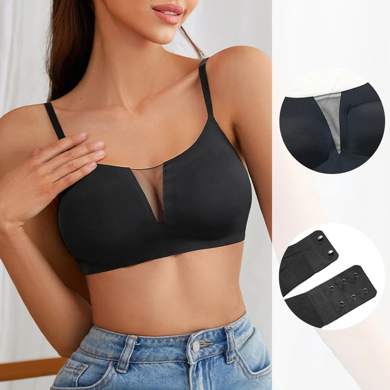 

Seamless Bras for Woman Push Up Underwear Sleep Removable Padded Bralette One Piece Brassiere Wireless Comfort Intimate Sexy New