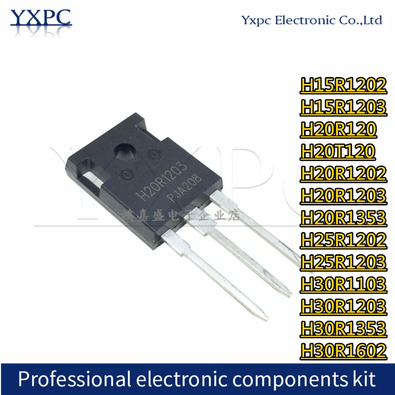 5pcs H15R1202 H15R1203 H20R120  H20T120 H20R1202 H20R1203 H20R1353 H25R1202 H25R1203 H30R1103 H30R1203 H30R1353 H30R1602 IGBT