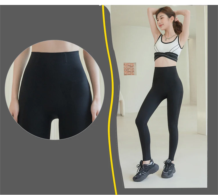 BIVIGAOS Micro-Pressed Butt Lifter Leggings Women 5D Slim Spring Autumn High Waist Fitness Push Up Leggings Sport Shark Pants