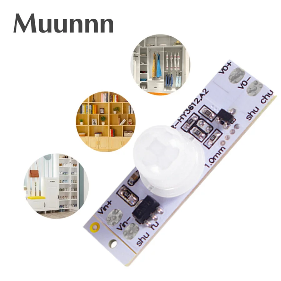 DC 12V 24V Ceiling PIR Motion Sensor Switch Module 3A IR Infrared Induction Body Sensor Detector Controller Switch