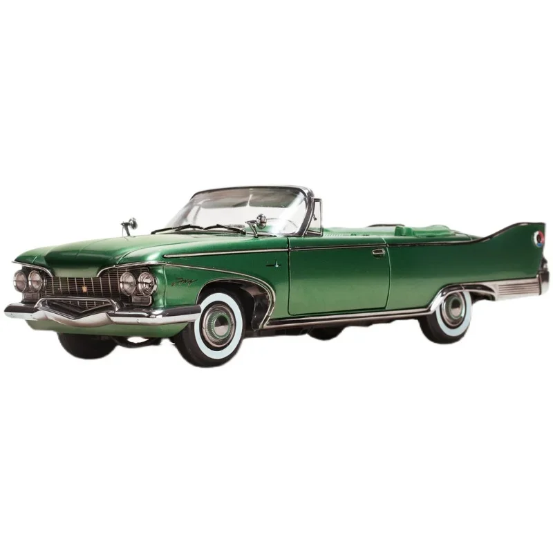 2025 New 1:18 Scale Model 1960 Plymouth Convertible Retro Car Metal Diecast Alloy Toys Vintage Vehicle Collection Display Gifts