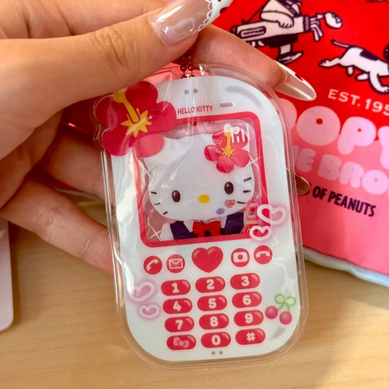 

New Genuine Mobile Phone Styling Pendant Accessories Acrylic Pendant Twisted Egg Cartoon Melody Kuromi Hellokitty Capsule Toys