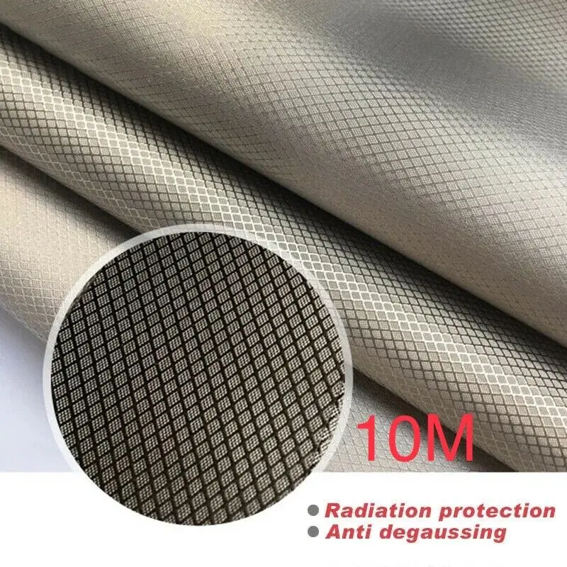 

10meters RFID Shielding Fabric Anti-scanning Anti-static Linings Cloth Durable Anti-Radiation Electromagnetic Faraday Fabrics