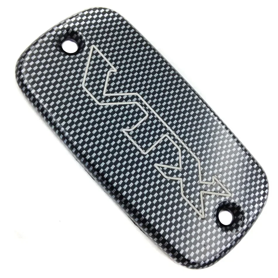 Motorcycle Billet Brake Oil Fluid Reservoir Cap for Honda 2002-2011 VTX 1800 Carbon Fibe