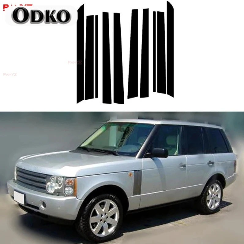 

Fit For Range Rover L322 2002 2003 2004 2005-2012 Car Door Window Pillar Posts Door Trim Cover Stickers Exterior Accessories