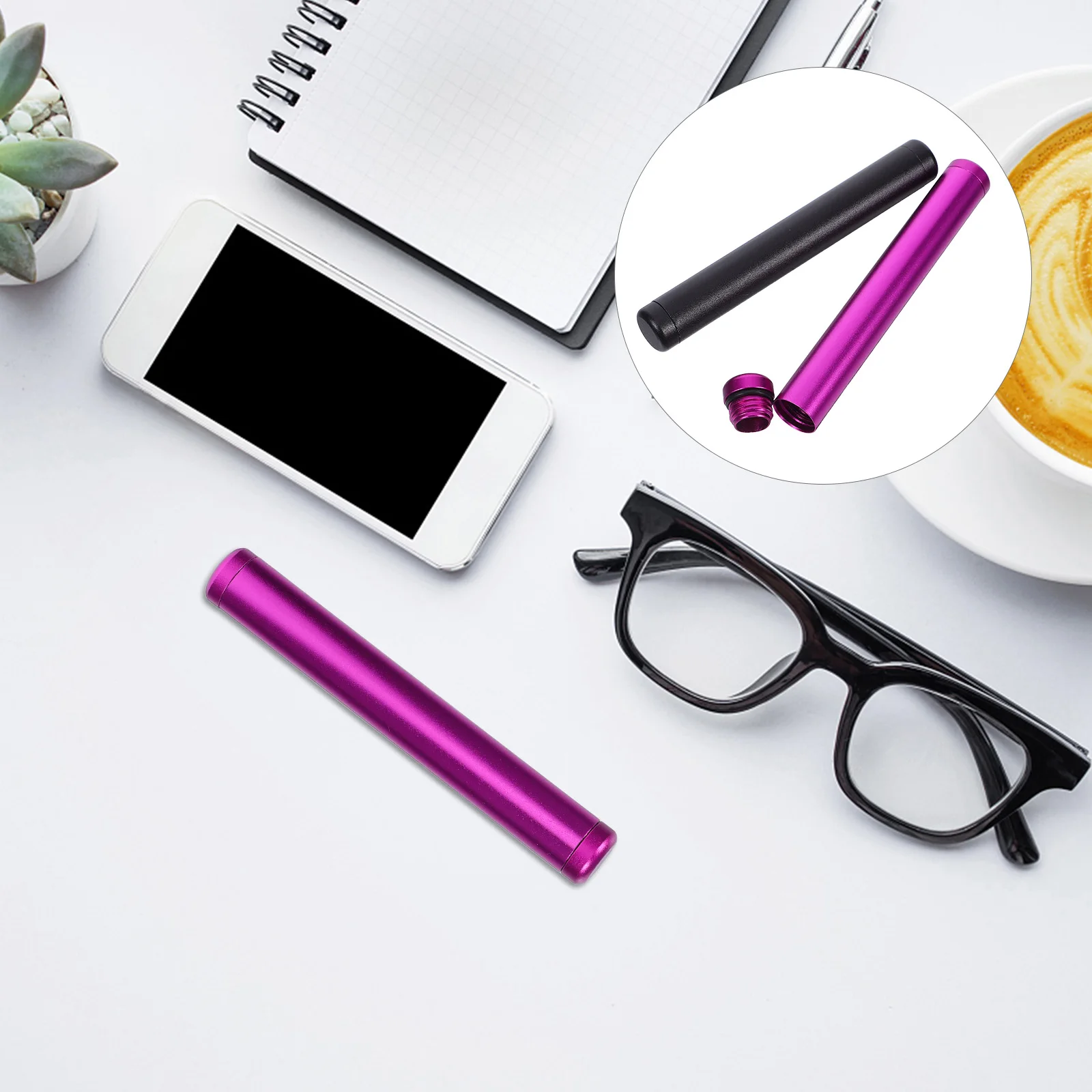 

2PCS Aluminum Alloy Storage Tank Sealed Hidden Money Safe Bedroom Travel Portable Lightweight Container Box