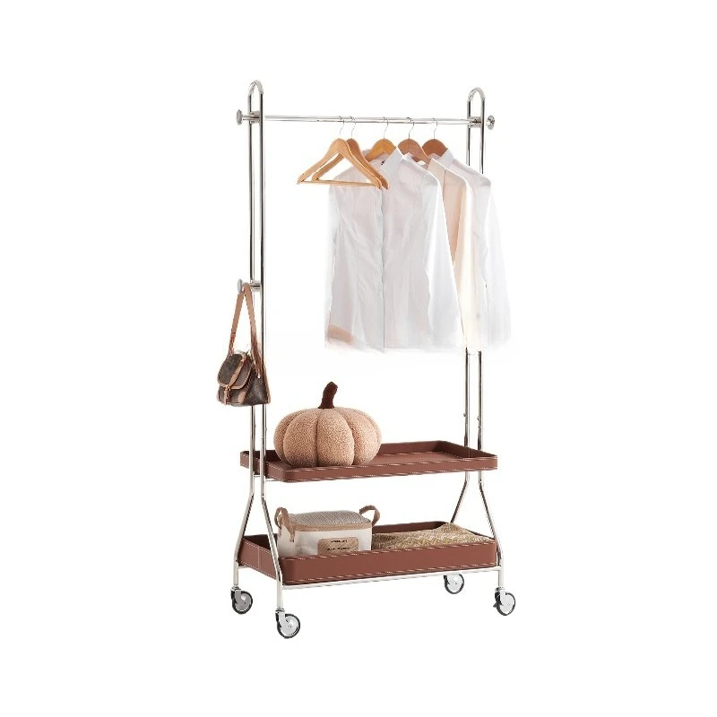 

Creative coat rack floor, high-end bedroom hanger into the living room rack