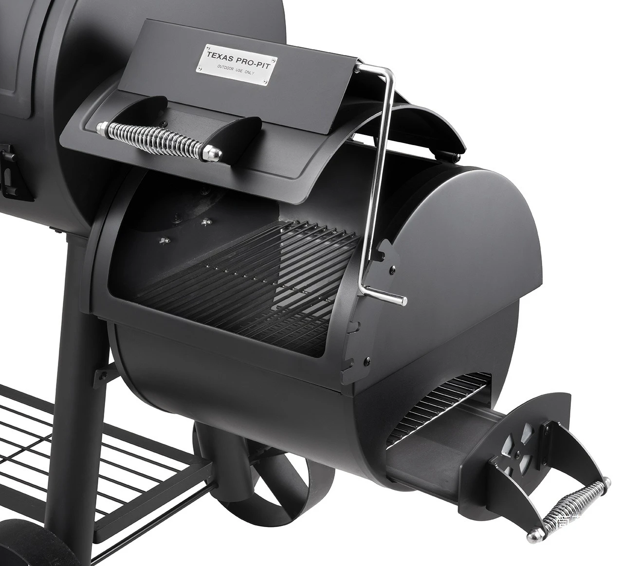 Outdoor Charcoal Grill American Fruit Wood Smoker Grill Commercial Portable BBQ Train Stove Smoker For Outdoor Camping