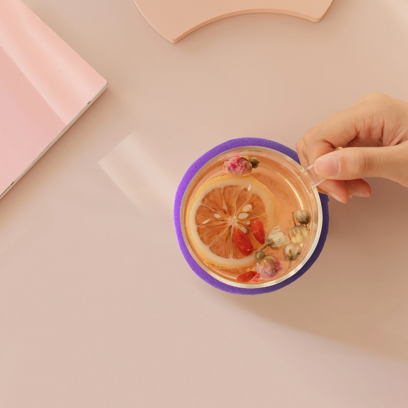 

1pc Embroidery Tea Coaster Cushion Tibetan Singing Bowl Pad Craft Art Decor For Home Temple Durable