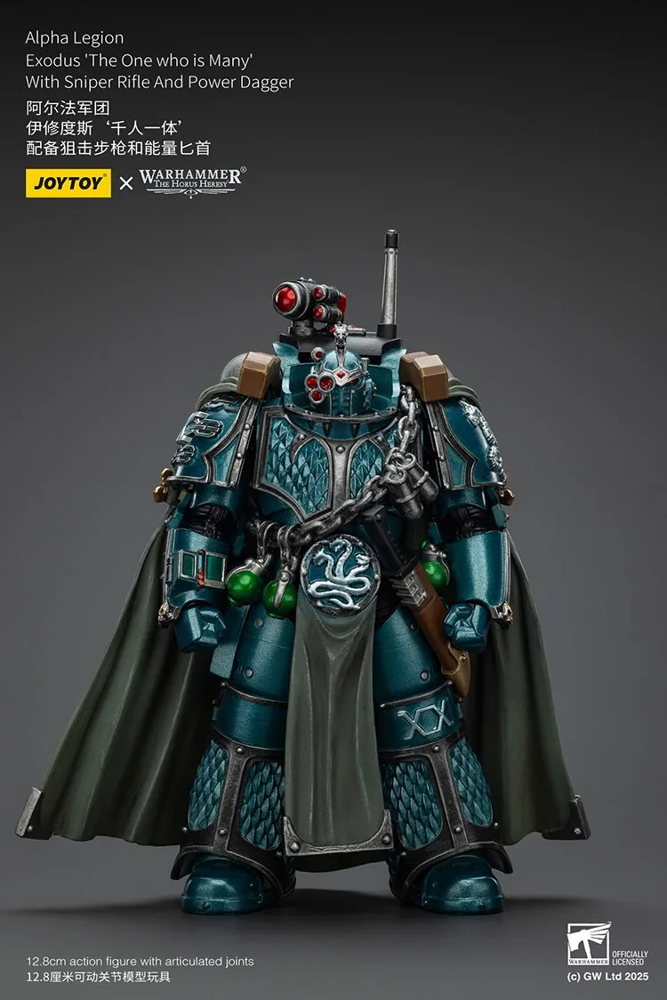 

JOYTOY Warhammer "The Horus Heresy" Alpha Legion Exodus 'The One Who Is Many’With Sniper Rifle And Power Action Figures Doll