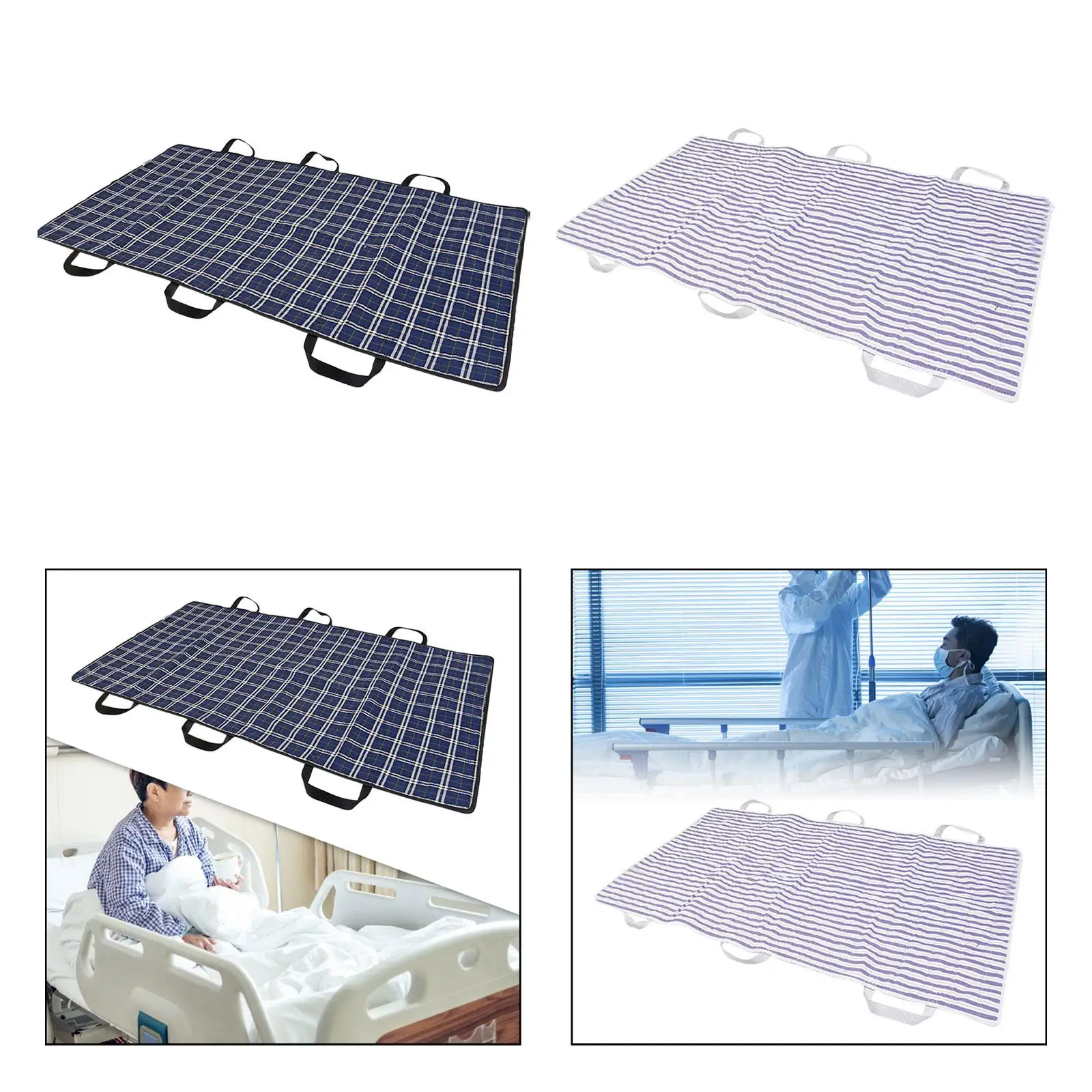 

Positioning Bed Cushion with Handles for Elderly Bedridden Washable Slide Sheet for Elderly for Turning Lifting Senior Patients