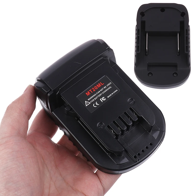 

1 шт. для литий-ионного аккумулятора Makita 18 В BL1830 BL1860 BL1815, преобразования на литиевый аккумулятор Milwaukee 18 В, адаптер MT20ML