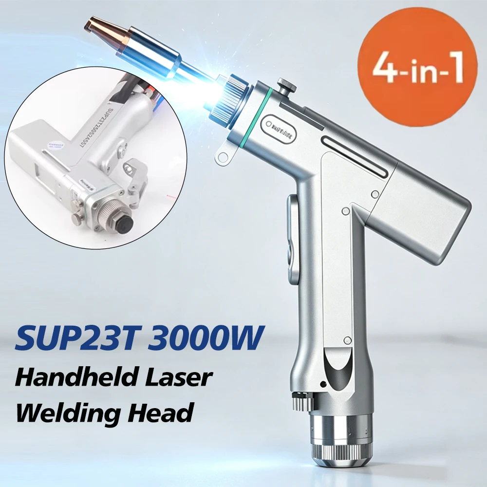 Original SUP23T 4 In1 Handheld Fiber Laser Welding Head Super Fiber Laser Welding Gun Machine