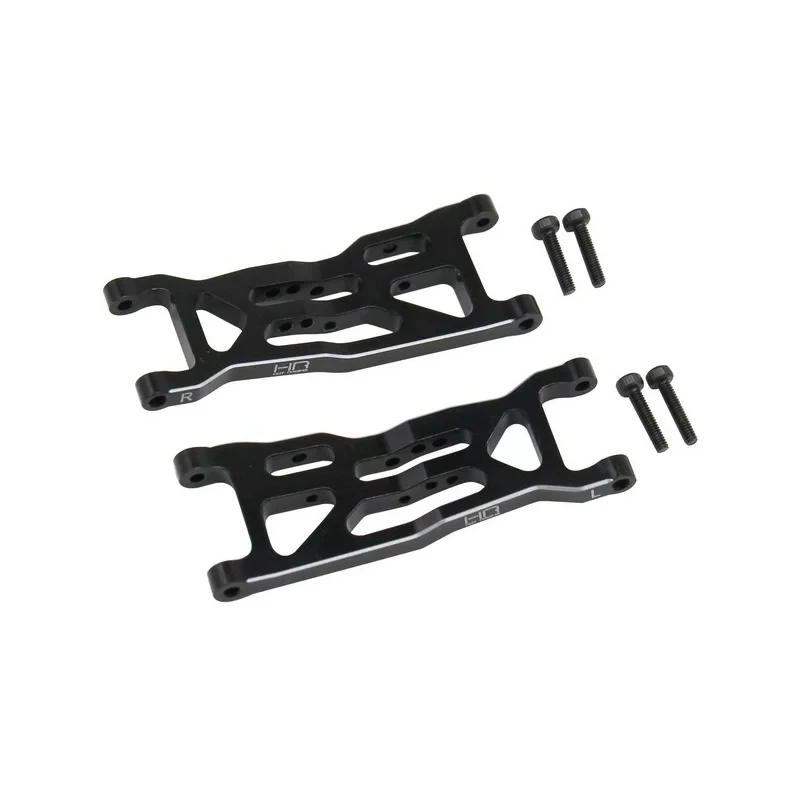 Hot Racing MTT5501 Black Alum Front Lower Arms L/R Pair 1/18 Losi Mini-T 2.0 2WD Bolt-On Replace LOS214003