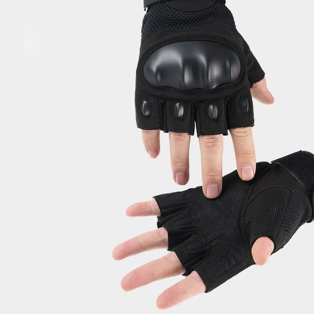 

1 Pair Cycling Half-Finger Gloves Lightweight Breathable Anti-Skid For Outdoor Riding Mountain Bike Hiking Camping Fitness