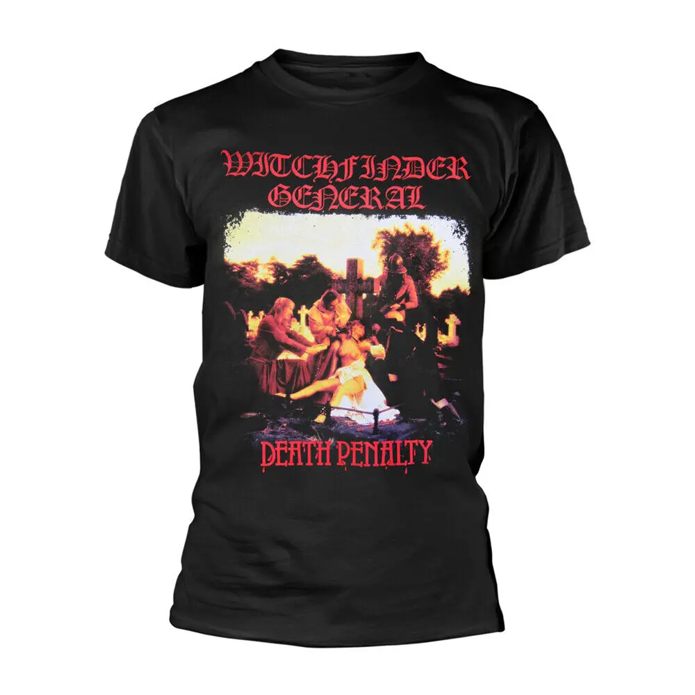 Men'S Witchfinder General Death Penalty T Shirt Large Black