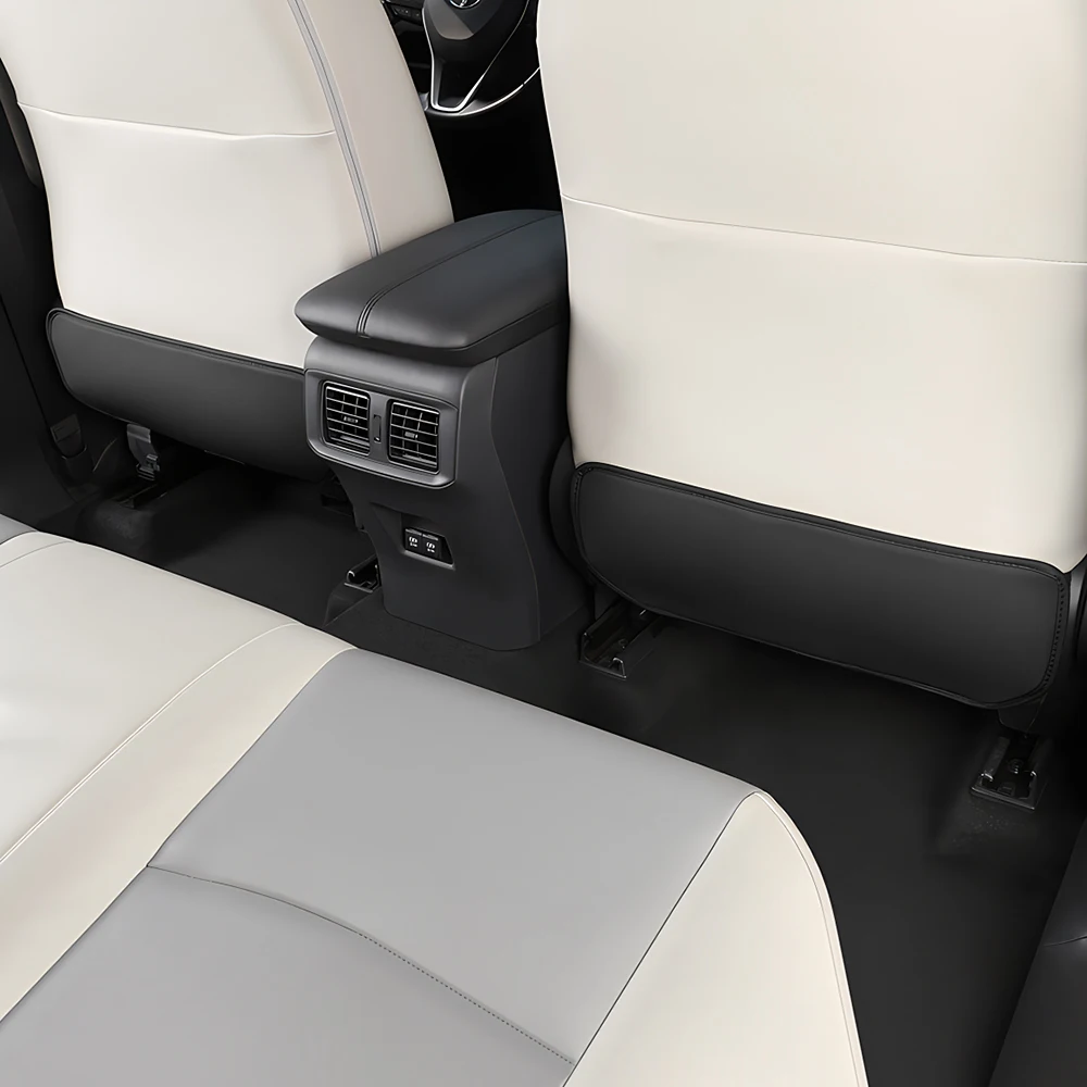 

Car Seat Back Mats Anti Kick Pad Cover For Toyota CHR Camry Highlander Prado 150 Sienna Land Cruiser Prius Yaris Hilux Harrier